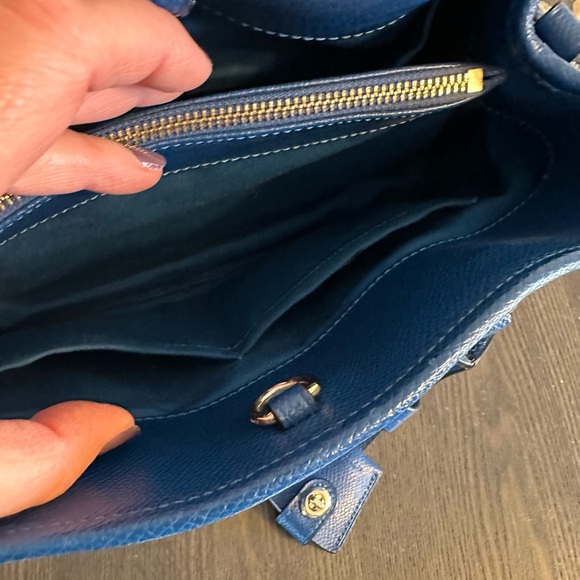 Coach blue satchel/crossbody bag - Picture 10 of 11